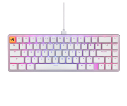 Klawiatura Glorious GMMK 2 Compact Fox Linear biała GLO-GMMK2-65-FOX-W